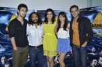 Santosh Barmola, Manjari Phadnis, Jitin Gulati, Madhurima Tuli, Gurmmeet Singh at Warning film promotions in Mumbai on 17th Sept 2013 (50).JPG